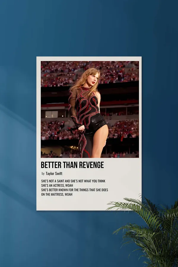 Better_Than_Revenge_X_Taylor_Swift_Music_Card_Music_Artist_Poster
