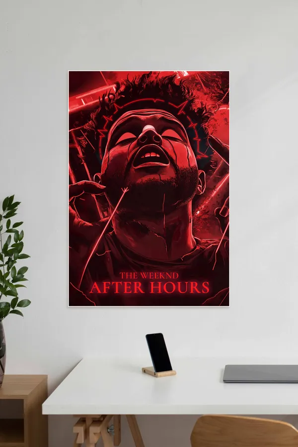 The_Weekend_After_Hours_Music_Artist_Poster