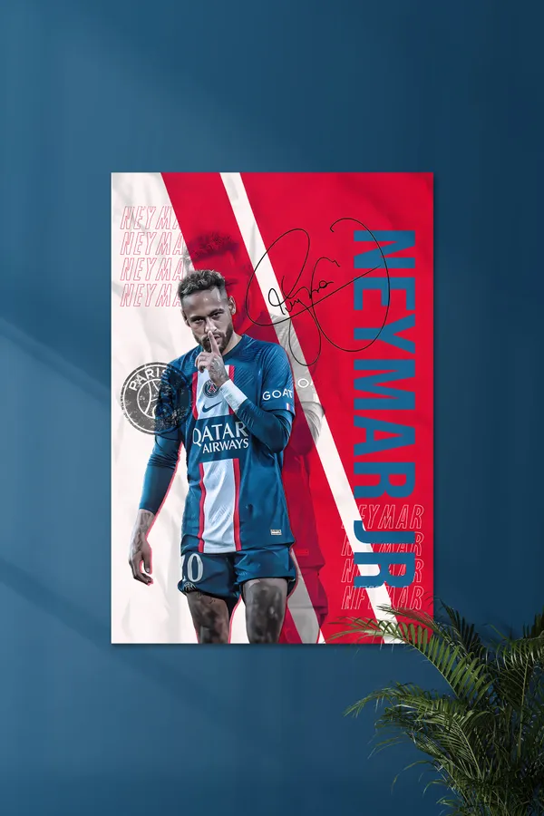 Neymar_Jr_Psg_Football_Poster