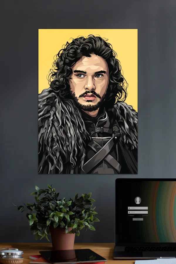 King_Of_The_North_Jon_Snow_Got_Series_Poster