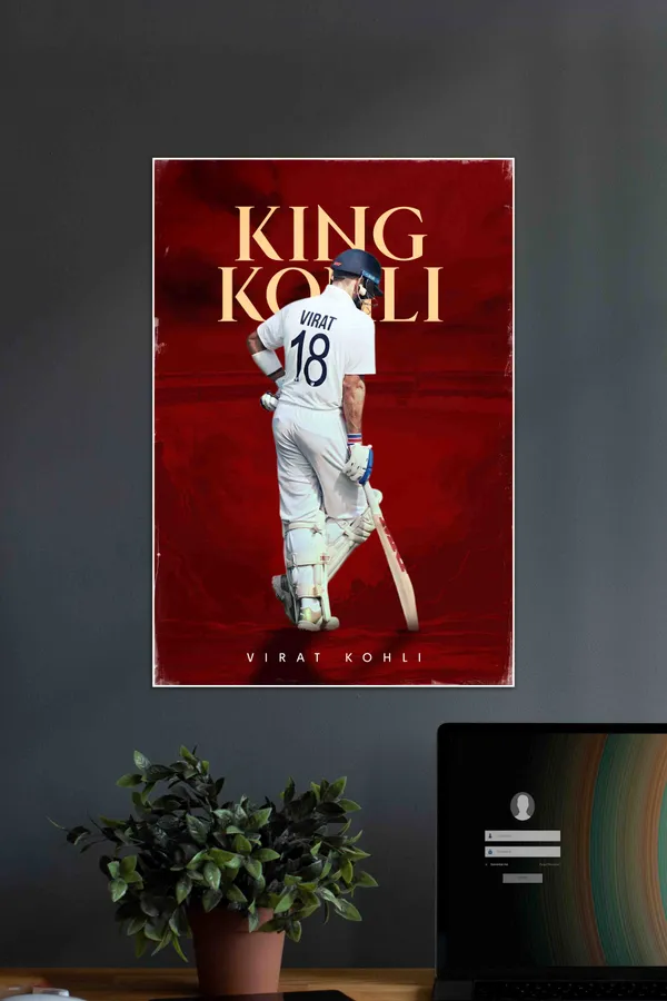 King_Kohli_18_Virat_Kohli_Cricket_Poster