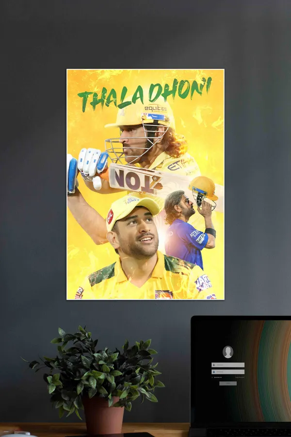 Thala_Dhoni_Csk_Cricket_Poster