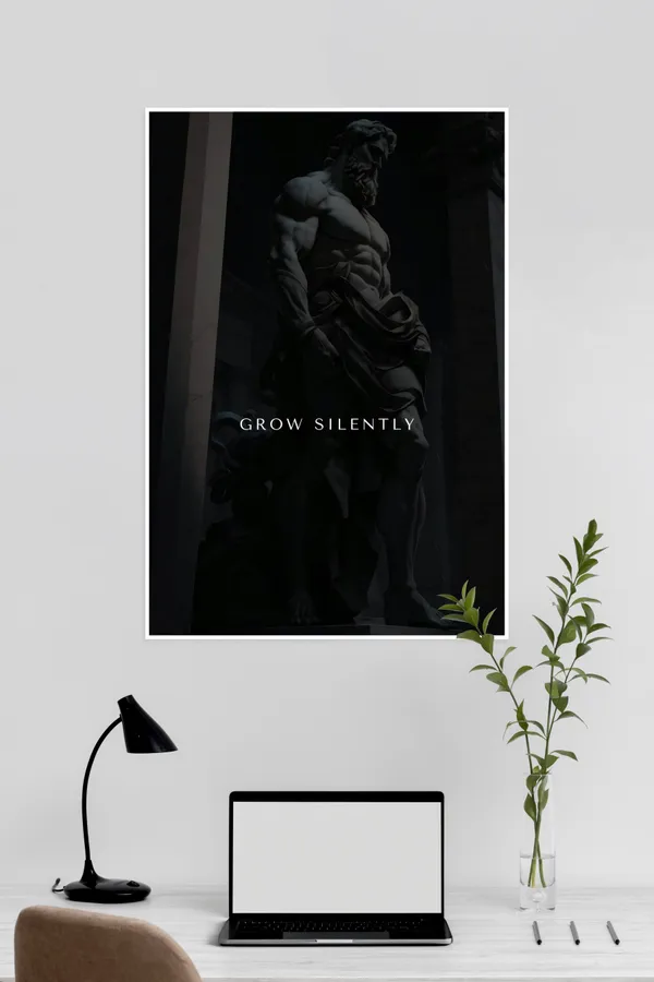 Grow_Silently_Motivational_Poster