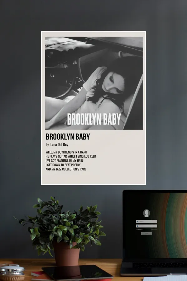 Brooklyn_Baby_X_Lana_Del_Rey_Music_Card_Music_Artist_Poster