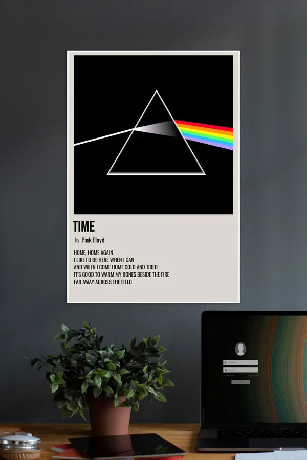 Time_Pink_Floyd_Music_Card_Music_Artist_Poster