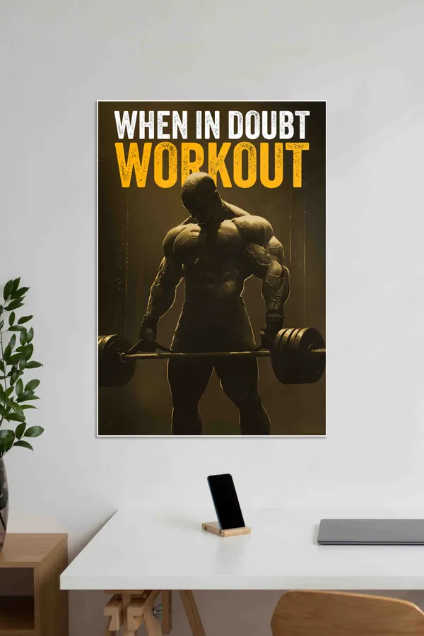 When_In_Doubt_Workout_Gym_Motivational_Poster