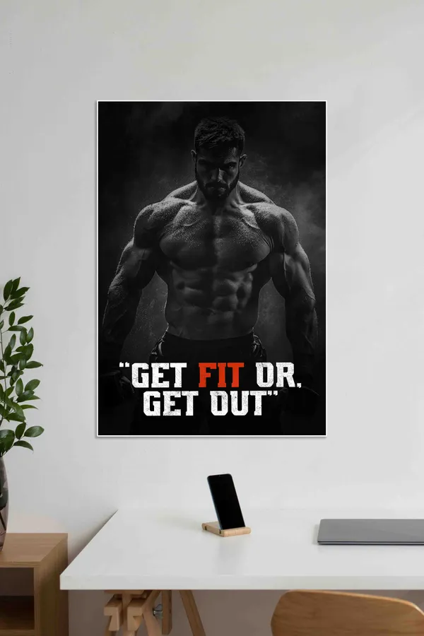 Get_Fit_Or_Get_Out_Gym_Motivational_Poster