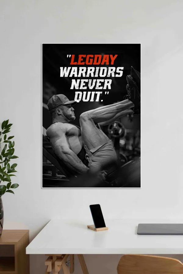 Legday_Warriors_Never_Quit_Gym_Motivational_Poster