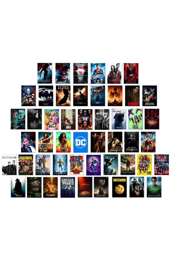 50_Epic_Dc_Cinematic_Universe_Collage_Wall_Setup_Pack