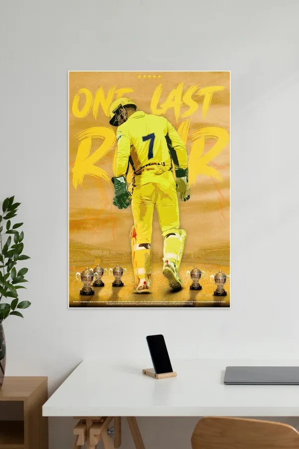 Ms_Dhoni_One_Last_Roar_Csk_Cricket_Poster