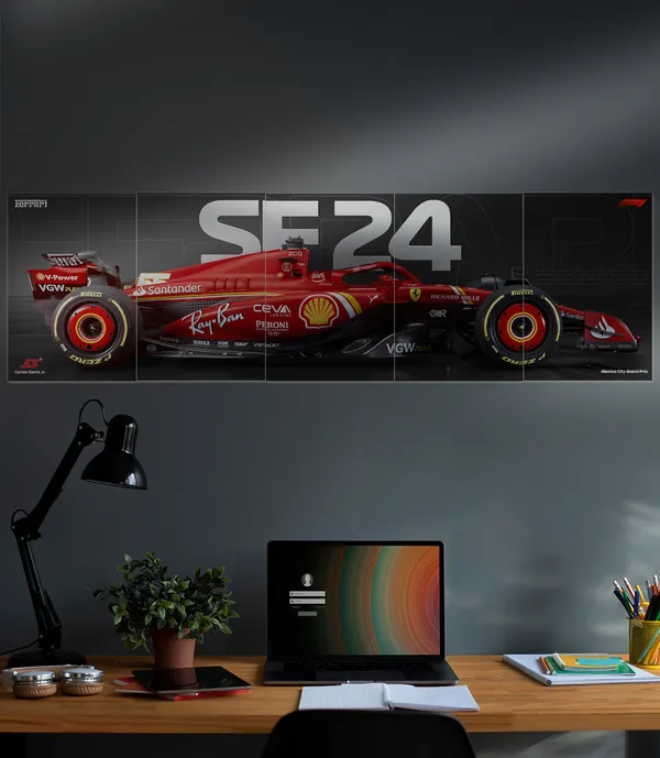 The_Ferrari_Sf_24_F1_Car_Set_5_Piece_Set