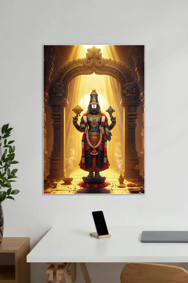 Sri_Venkateswara_Lord_Vishnu_Devotional_Poster