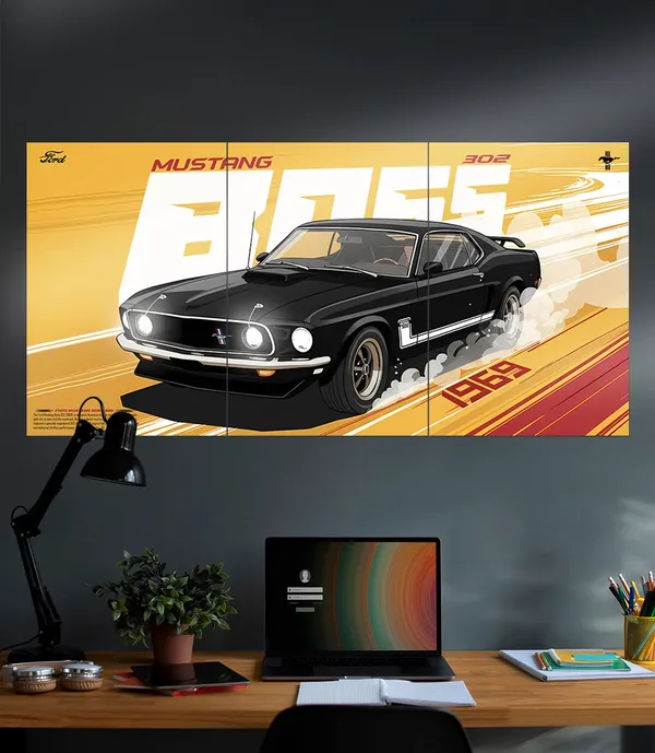 Ford_Mustang_Boss_302_Car_Set_3_Piece_Set