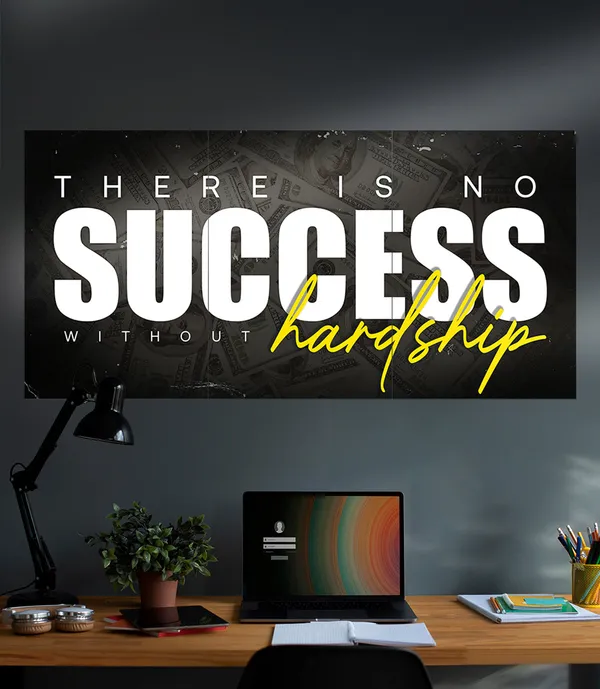 There_Is_No_Success_Without_Hardship_Motivation_3_Piece_Set