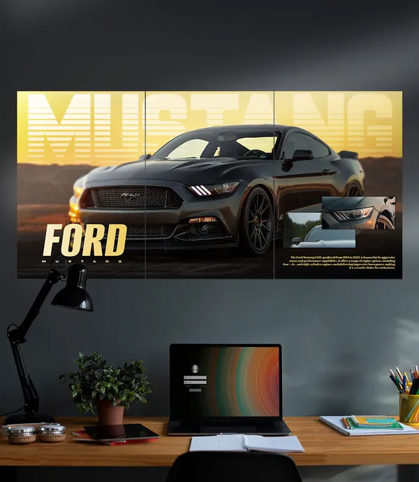 Ford_Mustang_01_Car_Set_3_Piece_Set