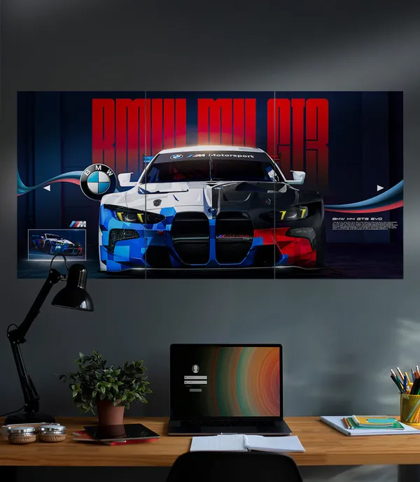 Bmw_M4_Gt3_Evo_Bmw_Car_Set_3_Piece_Set