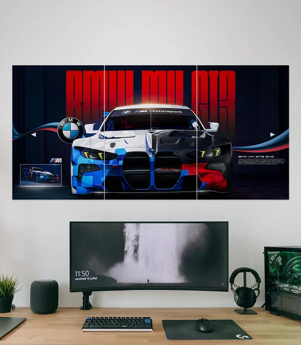 Bmw_M4_Gt3_Evo_Bmw_Car_Set_3_Piece_Set