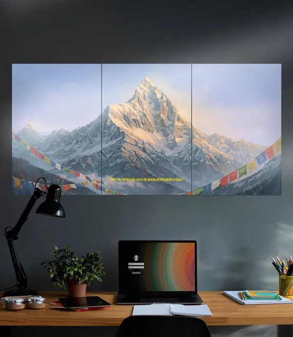 Himalayan_Serenity_Machhapuchhre_Artistic_Painting_Effect_3_Piece_Set
