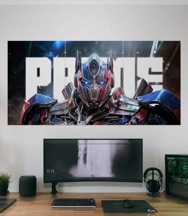 Optimus_Prime_Transformers_Cinematic_Wall_Art_3_Piece_Set