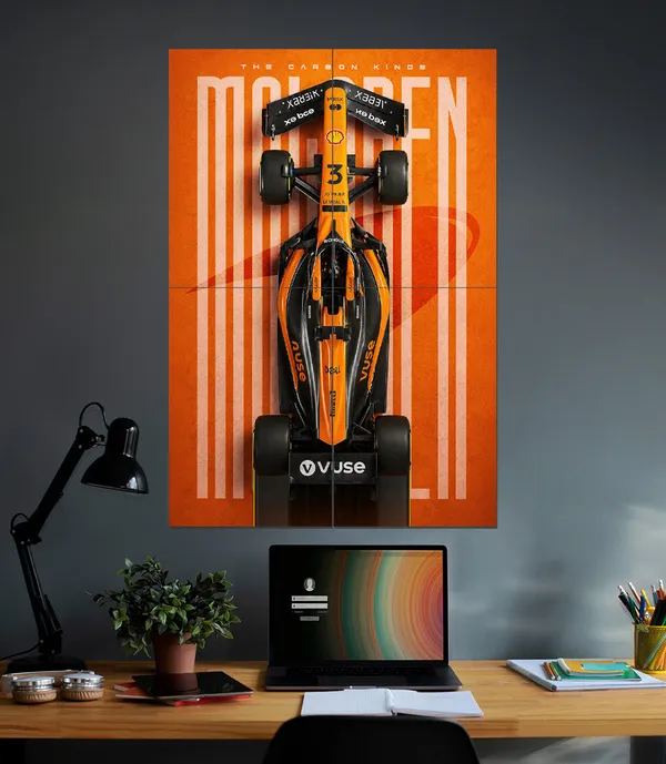 Mclaren_Mcl38_The_Carbon_Kings_Formula_1_Wall_Art_4_Piece_Set