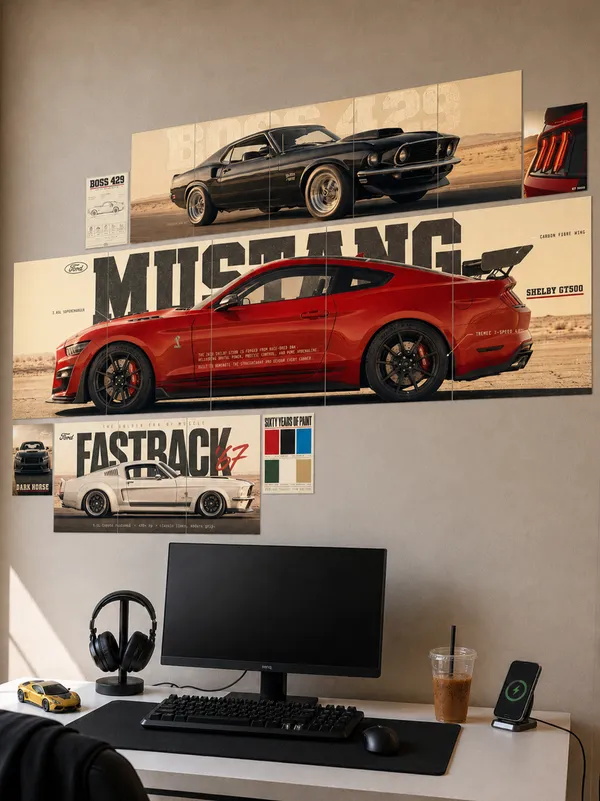 Mustang_Classics_Combo_Wall_Setup_Pack_17_Piece_A4_A3_A5_Mix_Pack_Default_Title