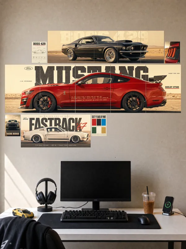 Mustang_Classics_Combo_Wall_Setup_Pack_17_Piece_A4_A3_A5_Mix_Pack_Default_Title