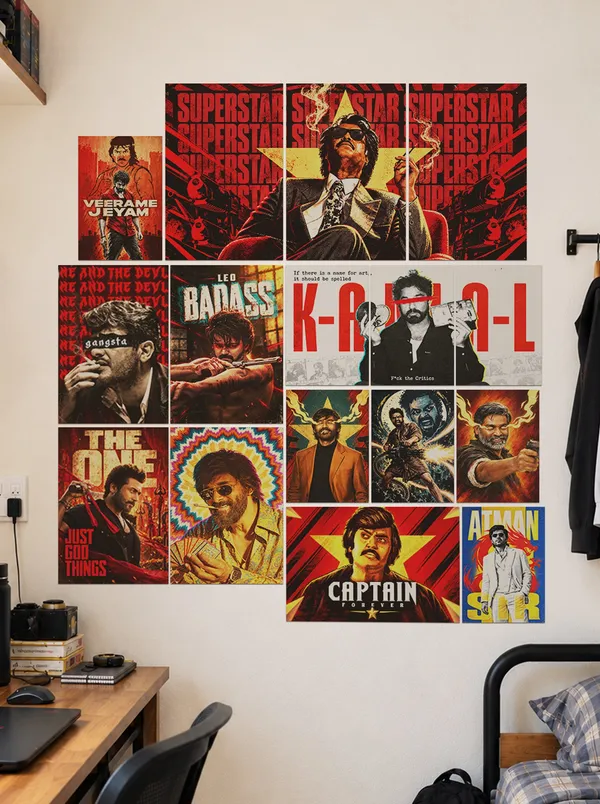 Kollywood_Mass_Icons_Premium_Wall_Setup_Pack_16_Piece_A4_A3_Mix_Pack_Default_Title