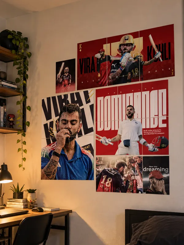 The_King_Virat_Premium_Wall_Setup_Pack_16_Piece_A4_A3_Mix_Pack_Default_Title