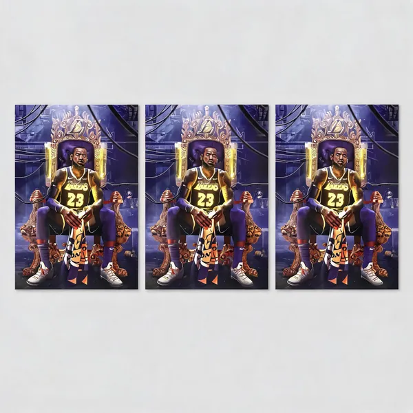 Lakers_23_In_Throne_Lebron_James_Basketball_Poster_-_Pack_Of_3