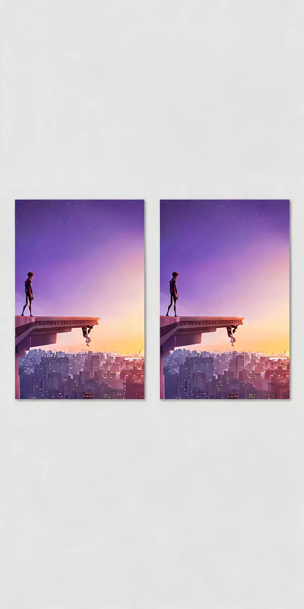 Petergwen_Across_The_Spiderverse_Mcu_Movie_Poster_-_Pack_Of_2