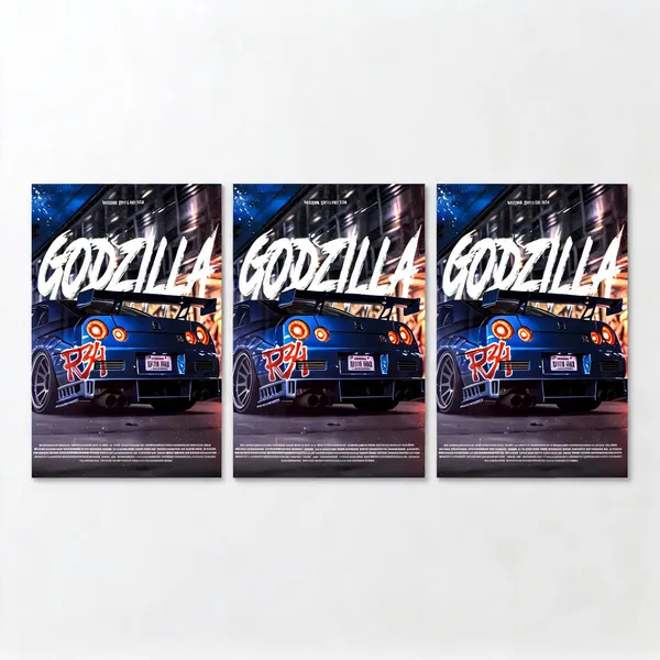 Nissan_X_Gozilla_Concept_Cars_04_Car_Posters_-_Pack_Of_3