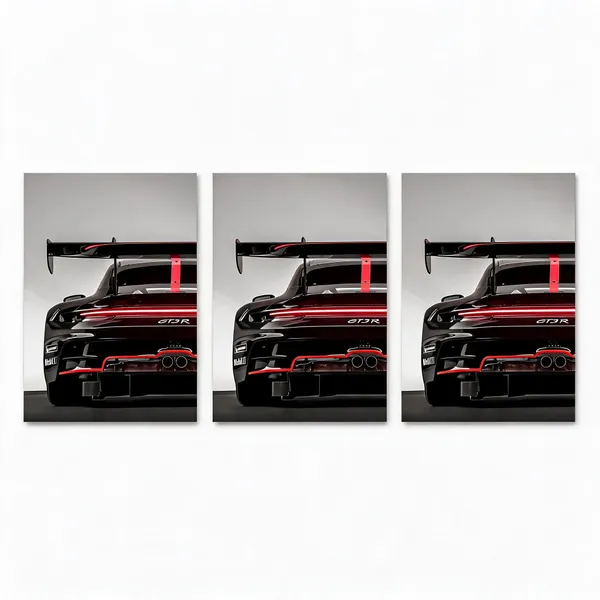 Black_Porsche_911_Gt3_Rs_Solid_Cars_01_Car_Posters_-_Pack_Of_3