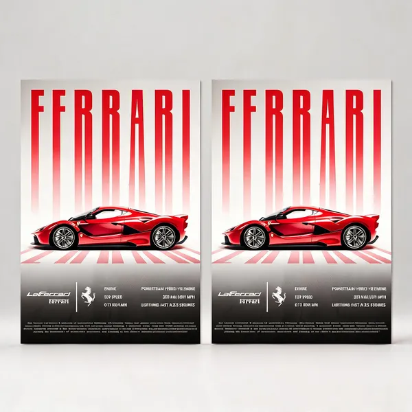 The_Ferrari_Laferrari_Solid_Cars_01_Car_Posters_-_Pack_Of_2