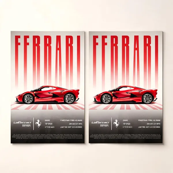 The_Ferrari_Laferrari_Solid_Cars_01_Car_Posters_-_Pack_Of_2