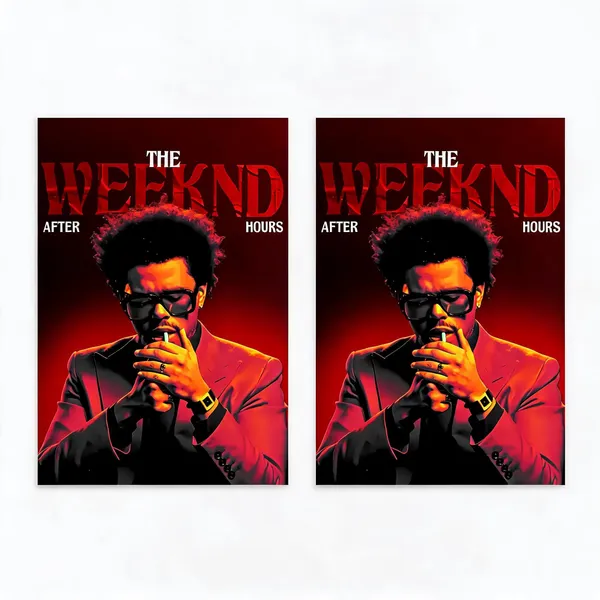 After_Hours_X_The_Weeknd_Music_Artist_Poster_-_Pack_Of_2