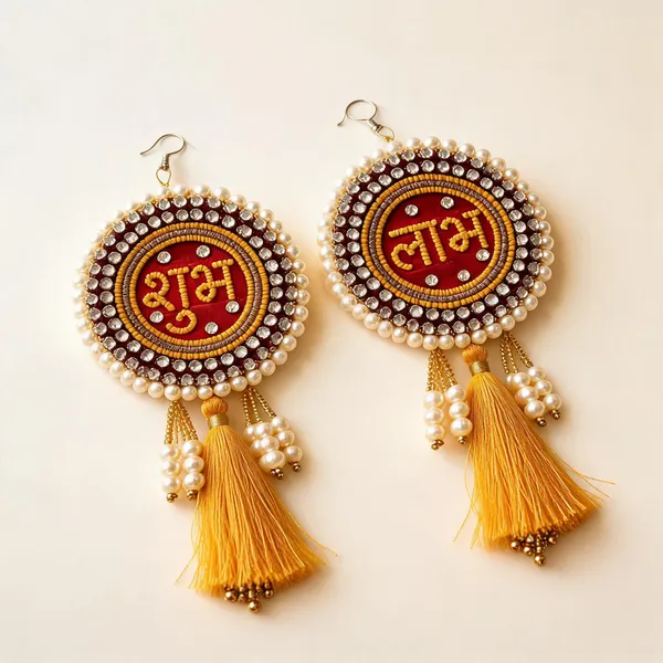 Polyester_Bead_Traditional_Shubh_Labh_Door_Hanging_Pair