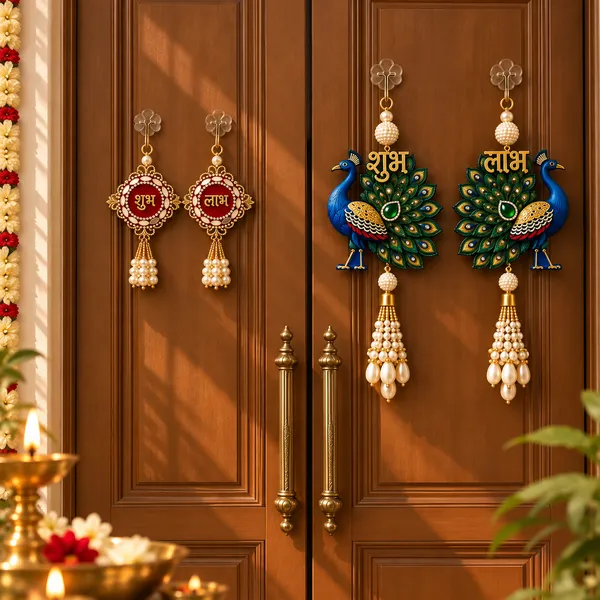 Peacock_Blessings_&_Crimson_Shubh_Labh_Combo_Pack