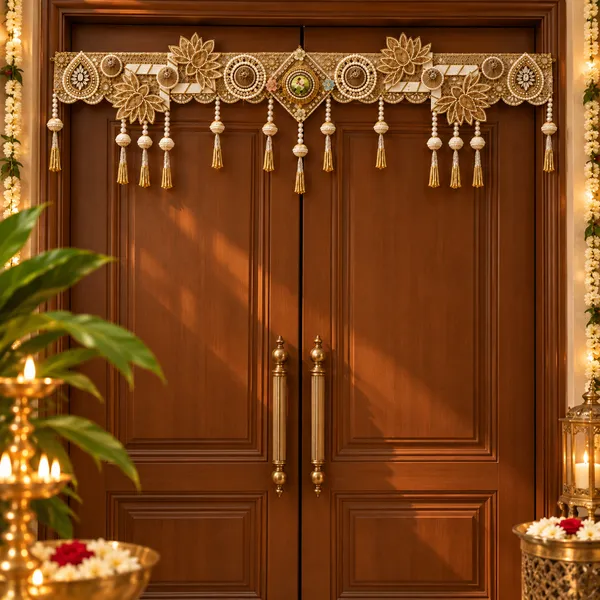 The_Golden_Floral_Bead_Toran