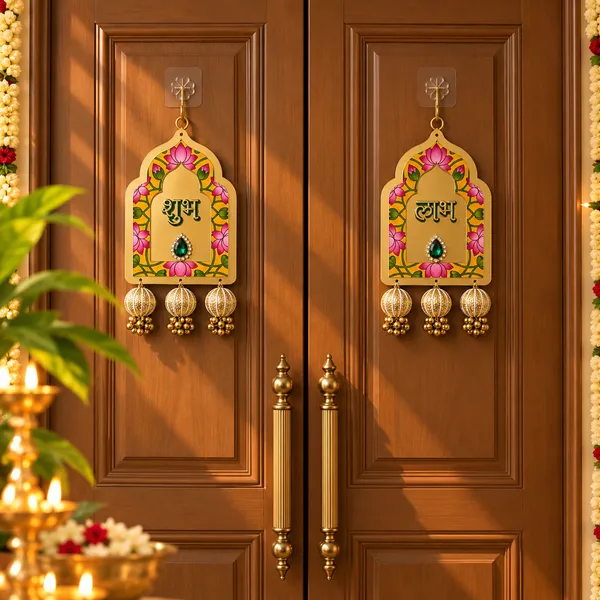 Multicolour_Floral_Shubh_Labh_Hanging