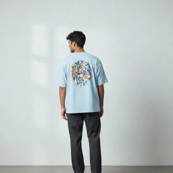 Untamed_Lion_Soul_Organic_Print_Tee_Sky_Blue