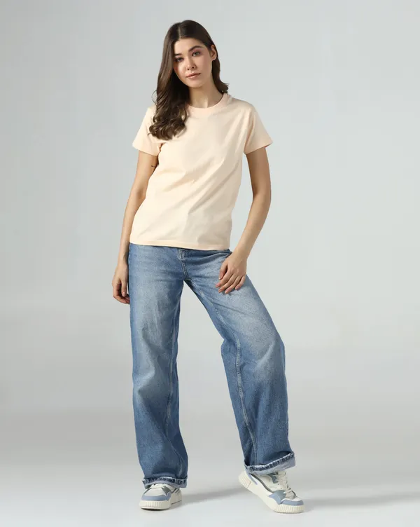 Peach_Glow_Organic_Essentials_Tee