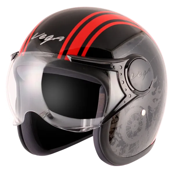 Vega_Black_Red_Racing_Stripe_Abs_Open_Face_Motorcycle_Helmet