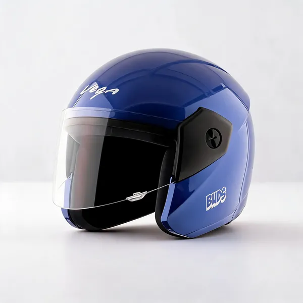 Vega_buds_kids_Blue_Abs_Open_Face_Motorcycle_Helmet