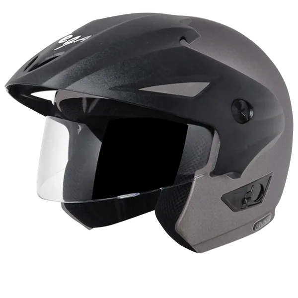 Vega_Black_Motorcycle_Helmet_With_Clear_Visor