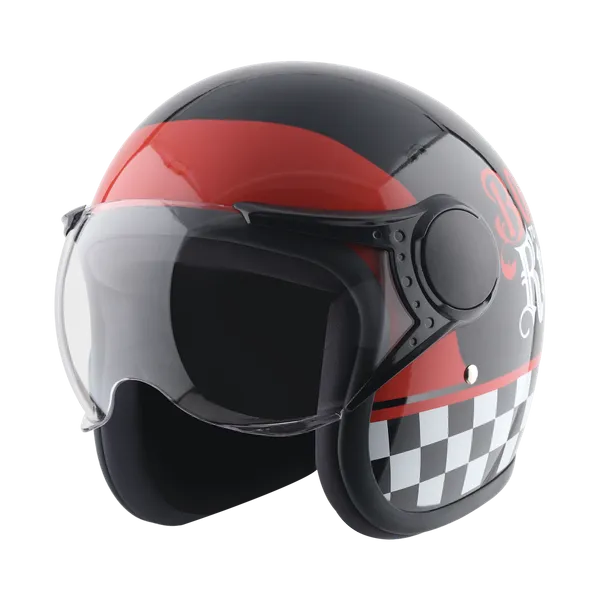 Vega_Black_Red_Checkerboard_Open_Face_Motorcycle_Helmet