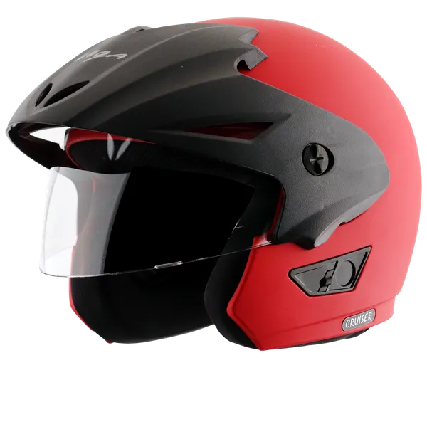 Vega_Red_&_Black_Abs_Open_Face_Motorcycle_Helmet