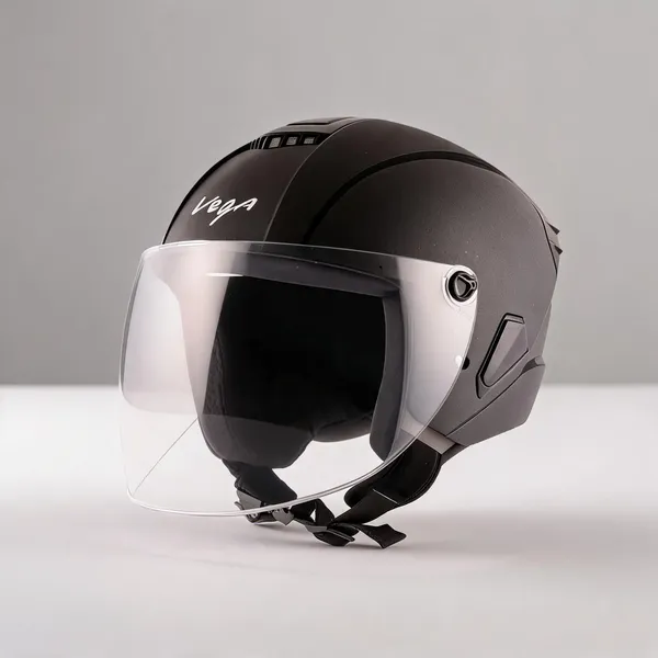 Vega_Black_Abs_Open_Face_Motorcycle_Helmet_Clear_Visor