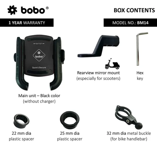 Bobo_Bm14_Quick_Release_Handlebar_Bike_Phone_Holder