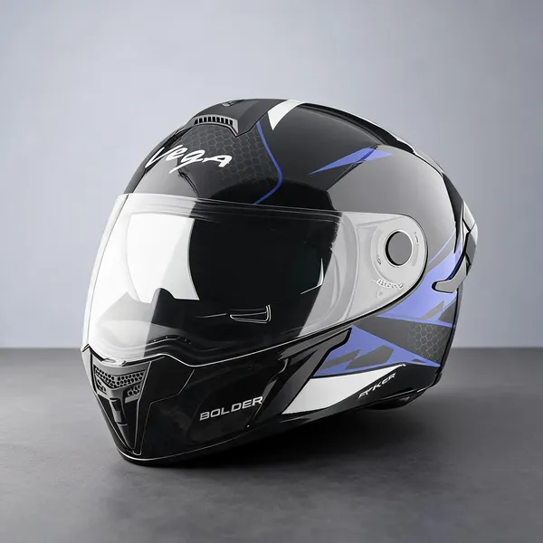 Vega_Black_Blue_Graphic_Full_Face_Motorcycle_Helmet
