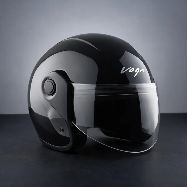 Vega_Black_White_Abs_Open_Face_Motorcycle_Helmet